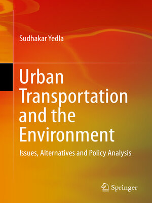 cover image of Urban Transportation and the Environment
